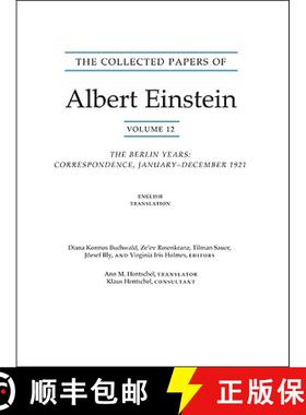 【3-4周达】The Collected Papers of Albert Einstein, Volume 12 (English): The Berlin Years: Correspond... [9780691141916]