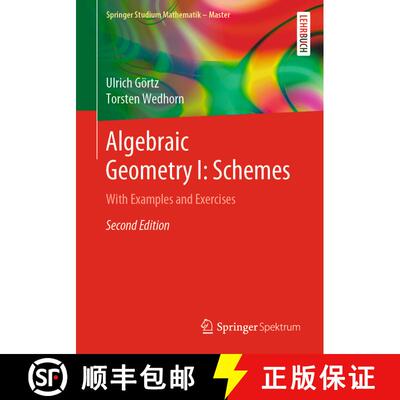 现货 代数几何I Algebraic Geometry I: Schemes : With Examples and Exercises [9783658307325]