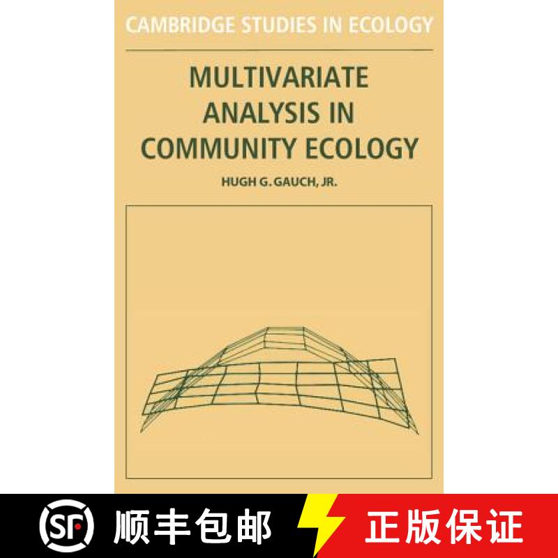 【3-4周达】Multivariate Analysis in Community Ecology: - Multivariate Analysis in Community Ecology [9780521282406]