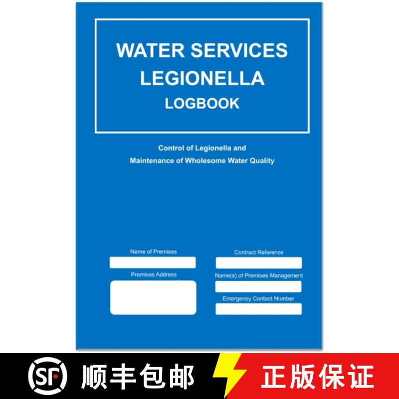【3-4周达】Water Services, Legionella Logbook [9781803524368]