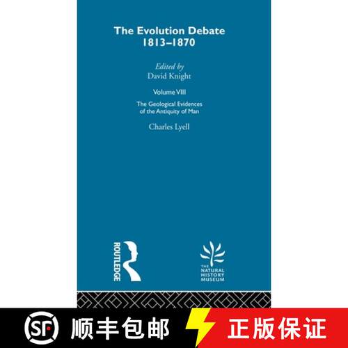 【3-4周达】精装 Geological Evidence of the Antiquity of Man, 1863 [9780415289306]