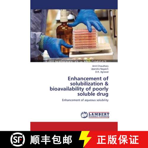 预订 Enhancement of solubilization & bioavailability of poorly soluble drug [9783659211577]