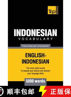 【3-4周达】Indonesian vocabulary for English speakers - 5000 words [9781786164827]