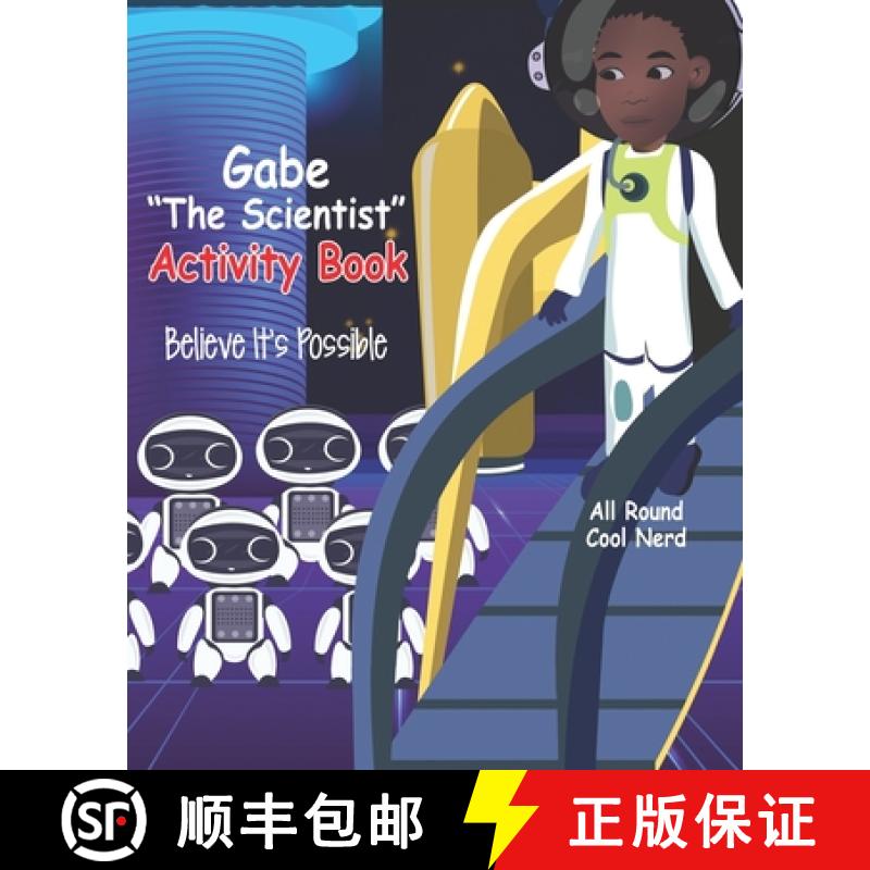 【3-4周达】Gabe The Scientist Activity Book: Believe It's Possible [9781953448088]