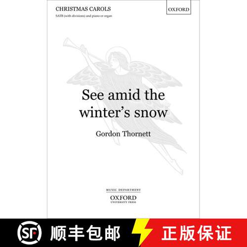 【3-4周达】See Amid the Winter's Snow: Vocal Score (Vocal score) [9780193359284]