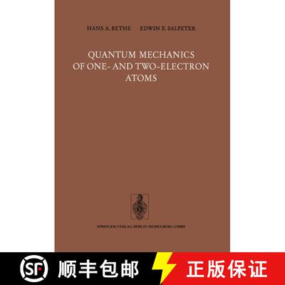 【3-4周达】Quantum Mechanics of One- and Two-Electron Atoms [9783662128718]