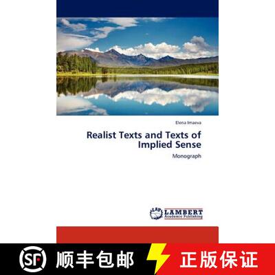 预订 Realist Texts and Texts of Implied Sense [9783845435763]