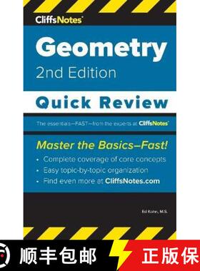 预订 CliffsNotes Geometry: Quick Review [9781957671093]