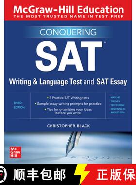 【3-4周达】McGraw-Hill Education Conquering the SAT Writing and Language Test and SAT Essay, Third Ed... [9781260462630]