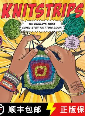 预订 Knitstrips: The World's First Comic-Strip Knitting Book [9781419740664]