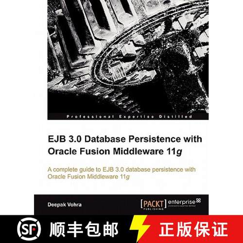 预订 Ejb 3.0 Database Persistence with Oracle Fusion Middleware 11g [9781849681568]