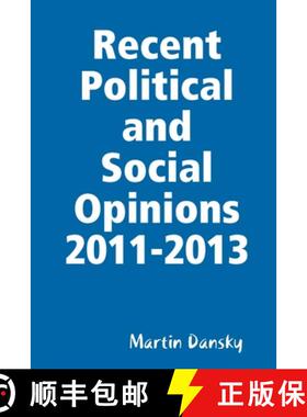 【3-4周达】Recent  Political and Social Opinions 2011-2013 [9781304400444]