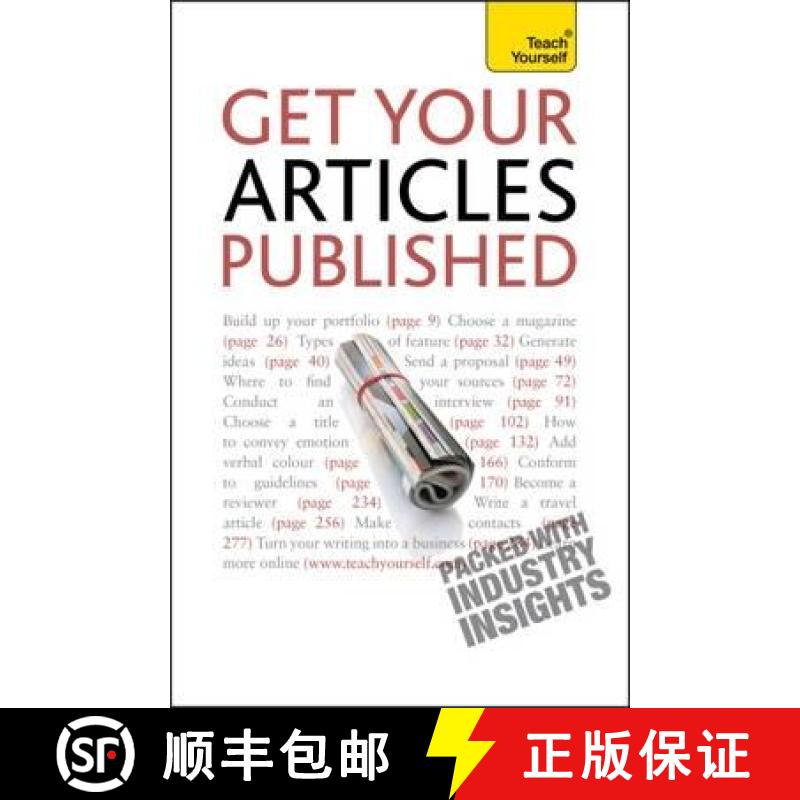 【3-4周达】Get Your Articles Published: How to write great non-fiction for publication [9781444103175]