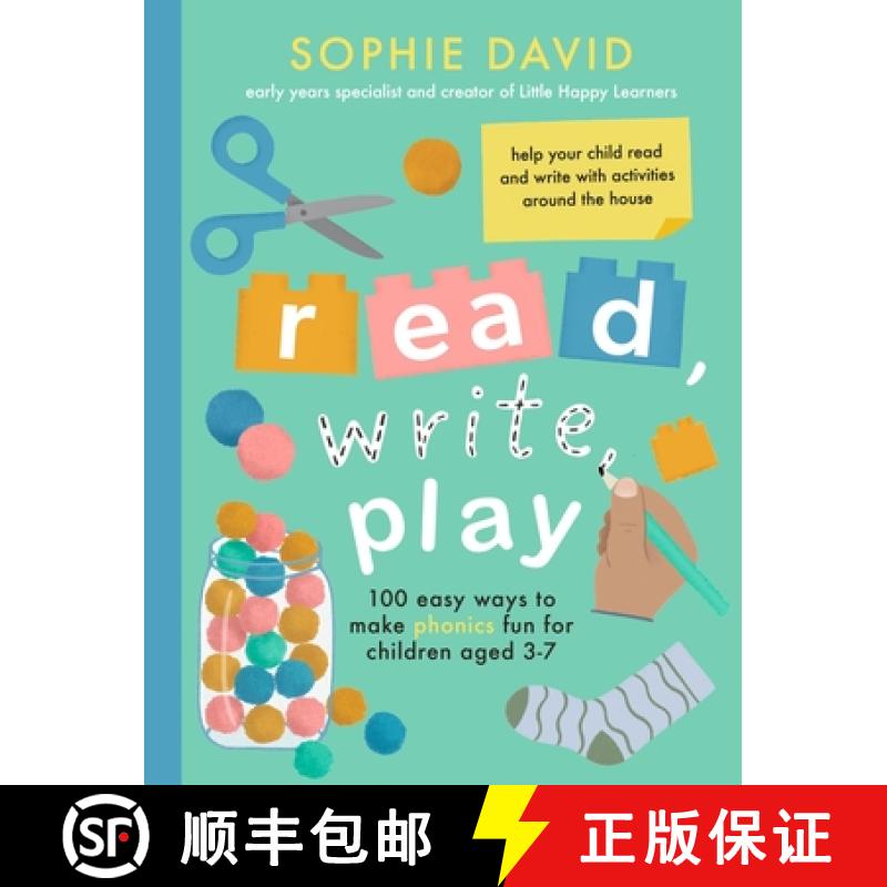 【3-4周达】Fun with Phonics: 100 Activities to Support Reading and Writing for Ages 2½–7 [9781472149909]