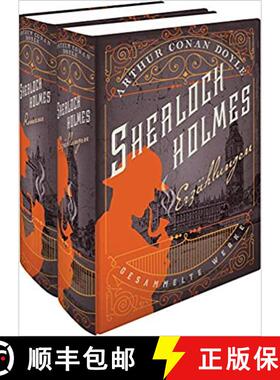 现货 Sherlock Holmes - Gesammelte Werke in zwei Bänden: Erzählungen & Romane [9783730604335]