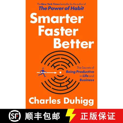 【3-4周达】精装 Smarter Faster Better: The Secrets of Being Productive in Life and Business [9780812993394]