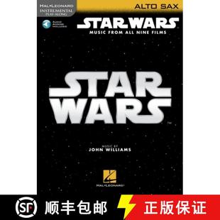 Series Online Star Music Along Instrumental Audio Book from 9781705107119 Nine Play Films Wars 预订 All