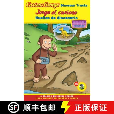 【3-4周达】Jorge el curioso huellas de dinosaurio/Curious George Dinosaur Tracks (CGTV Reader Bilingu... [9780547557984]