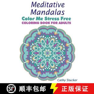 【3-4周达】Meditative Mandalas - Coloring Book for Adults [9781888983357]