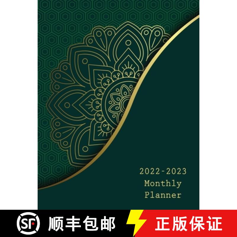 【3-4周达】2022-2023 Monthly Planner: 24 Months Calendar | Calendar with Holidays | 2 Years Daily Pla... [9789189476776]