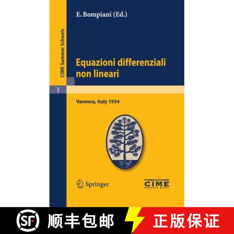 【3-4周达】Equazioni Differenziali Non Lineari: Lectures Given at a Summer School of the Centro Inter... [9783642108853]