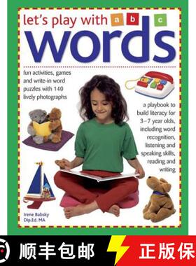 【3-4周达】Let's Play with Words: Fun Activities, Games and Write-In Word Puzzles with 150 Lively Pho... [9781861472946]