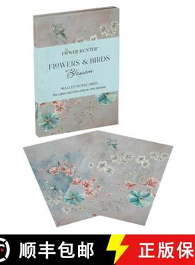 【3-4周达】Flowers & Birds Blossom Wallet Notecards [9781800653283]