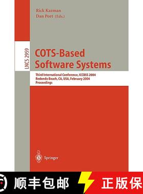 【3-4周达】COTS-Based Software Systems : Third International Conference, ICCBSS 2004, Redondo Beach, ... [9783540219033]