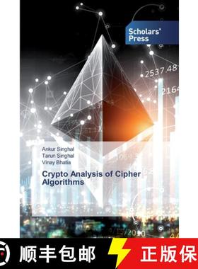 预订 Crypto Analysis of Cipher Algorithms [9786138930624]