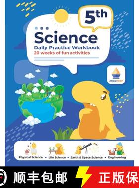 【3-4周达】5th Grade Science: Daily Practice Workbook 20 Weeks of Fun Activities (Physical, Life, Ear... [9781962936170]