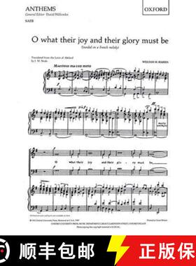 【3-4周达】O What Their Joy: For SATB with Organ or Orchestra [9780193852259]