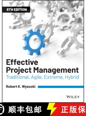 【3-4周达】Effective Project Management - Traditional, Agile, Extreme, Hybrid Eighth Edition [Wiley计... [9781119562801]