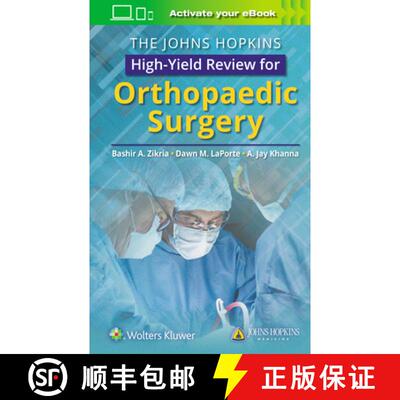 【3-4周达】The Johns Hopkins High-Yield Review for Orthopaedic Surgery [9781496386908]