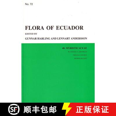 预订 Flora of Ecuador, Volume 72, Part 48: Myristicaceae [9789188896445]
