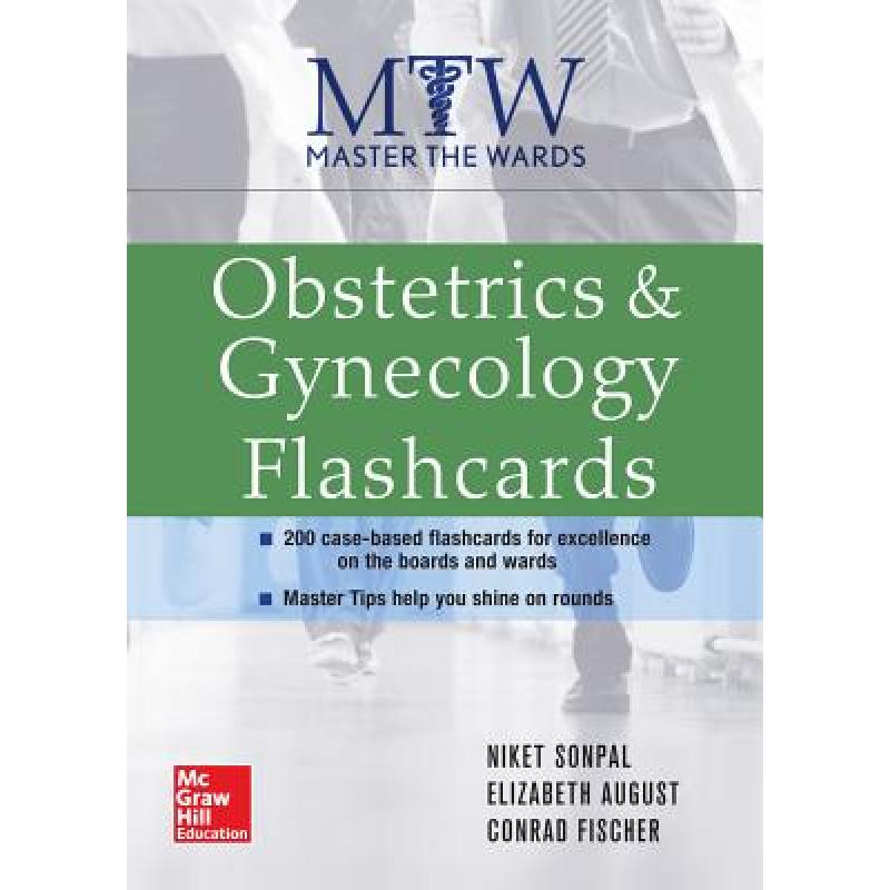 【4周达】Master the Wards: Obstetrics and Gynecology Flashcards [9780071834100] 书籍/杂志/报纸 科学技术类原版书 原图主图