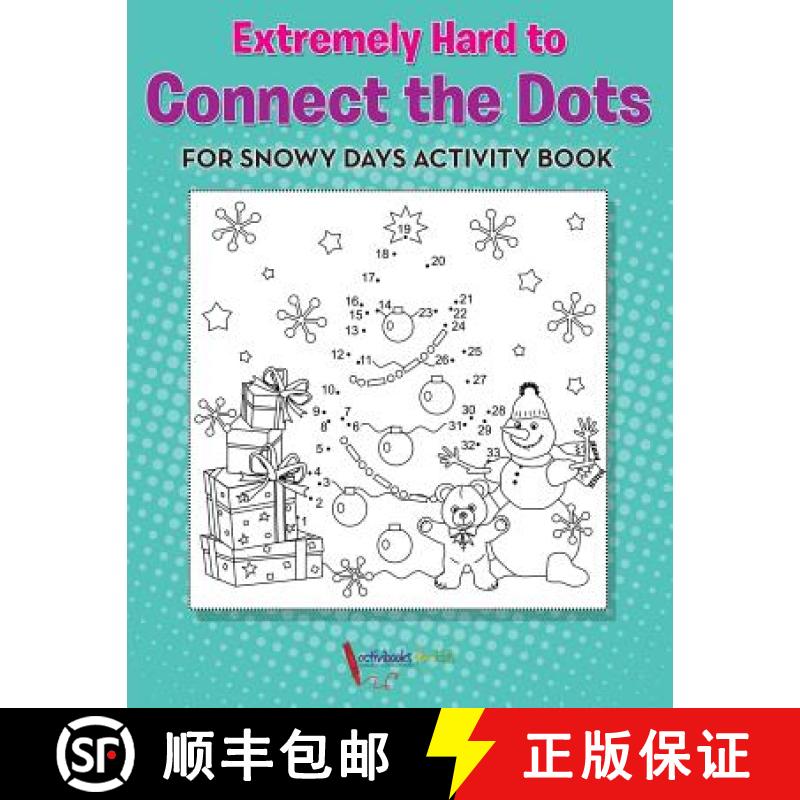 【3-4周达】Extremely Hard to Connect the Dots for Snowy Days Activity Book Book [9781683214922]