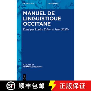 【3-4周达】Manuel de Linguistique Occitane [9783110738322]