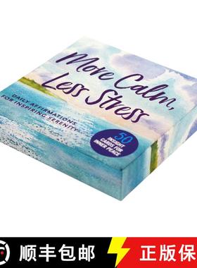 【3-4周达】More Calm, Less Stress Insight Cards (Deck of 50 Relaxation Cards) [9781441334480]