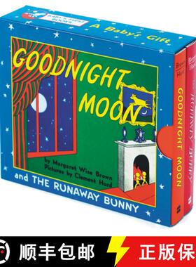 【3-4周达】A Baby's Gift: Goodnight Moon and The Runaway Bunny [9780694016389]