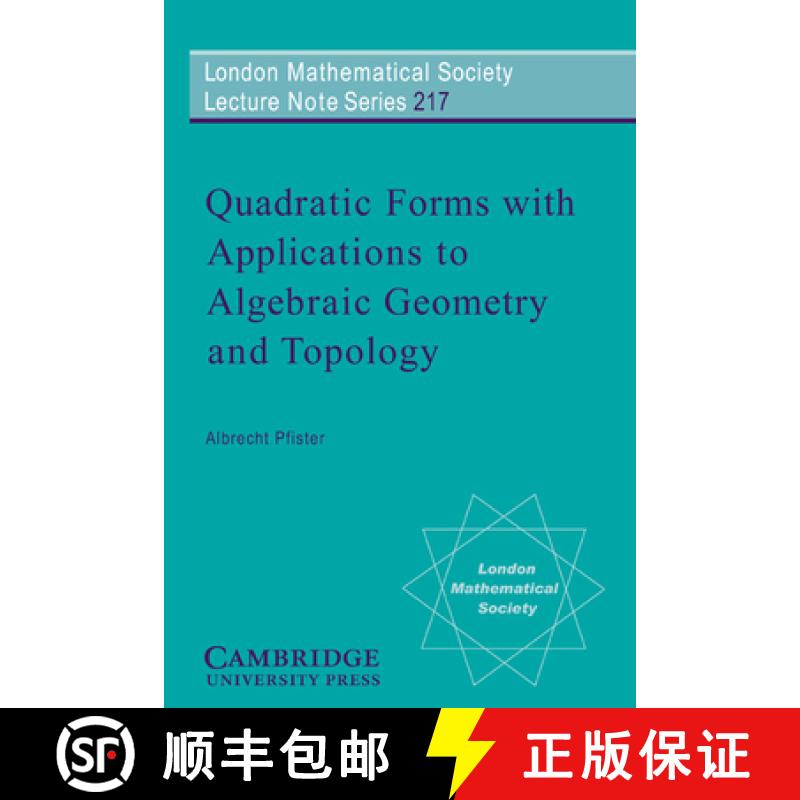 【3-4周达】Quadratic Forms with Applications to Algebraic Geometry and Topology: - Quadratic Forms wi... [9780521467551]