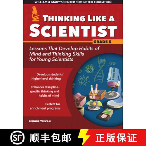 【3-4周达】Thinking Like a Scientist : Lessons That Develop Habits of Mind and Thinking Skills for Yo... [9781618218261]