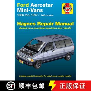 Repair Haynes USA Mini 1997 two 1986 drive vans 9781563923746 ... Ford 4周达 wheel Aerostar Manual with