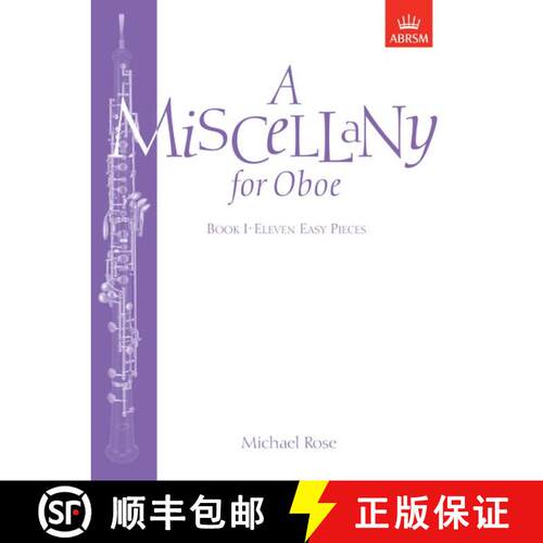 【3-4周达】A Miscellany for Oboe, Book I: Eleven easy pieces [9781854724984]