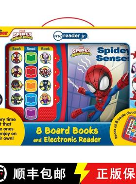 【3-4周达】Marvel Spidey and His Amazing Friends: Me Reader Jr 8 Board Books and Electronic Reader So... [9781503764040]
