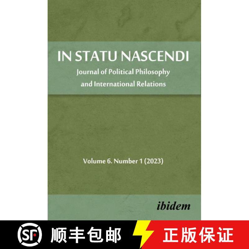 【3-4周达】In Statu Nascendi: Special Edition: On Continental Philosophy No. 10 Volume 6. Number 1 - ... [9783838217826]