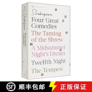 现货 the Shrew; Comedies Taming Twelft... 9780451527318 Great The Night Midsummer Dream; Four 莎士比亚四大喜剧