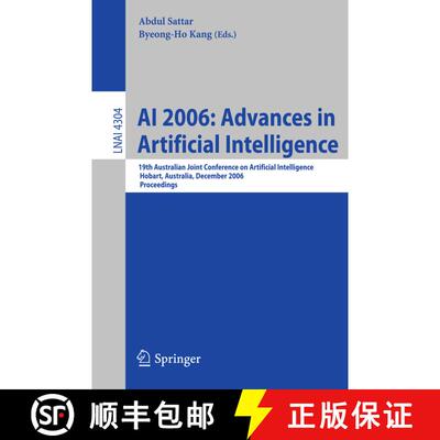 【3-4周达】AI 2006: Advances in Artificial Intelligence: 19th Australian Joint Conference on Artifici... [9783540497875]