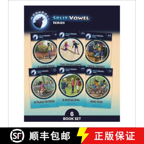 【3-4周达】Phonic Books Moon Dogs Split Vowel Spellings : Decodable Phonic Books for Catch Up (silent... [9781783693412]