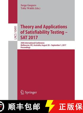 【3-4周达】Theory and Applications of Satisfiability Testing – SAT 2017: 20th International Conferen... [9783319662626]