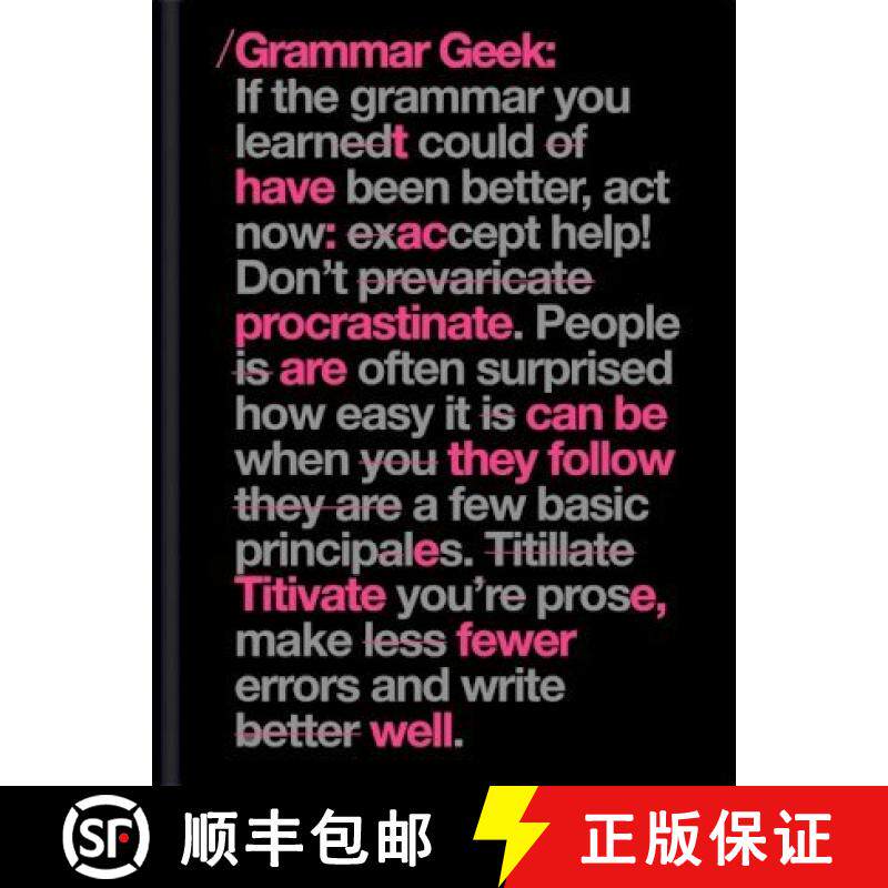 现货 精装 语法极客 Grammar Geek [9781788402002]